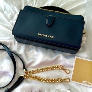 Michael Kors Navy Crossbody Bag
